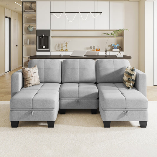 U Shaped Sectional Couch Modular Sofa