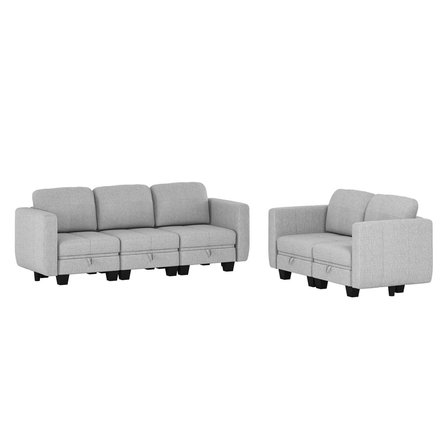 Sectional Couch Modular Sofa Set 5 Seat