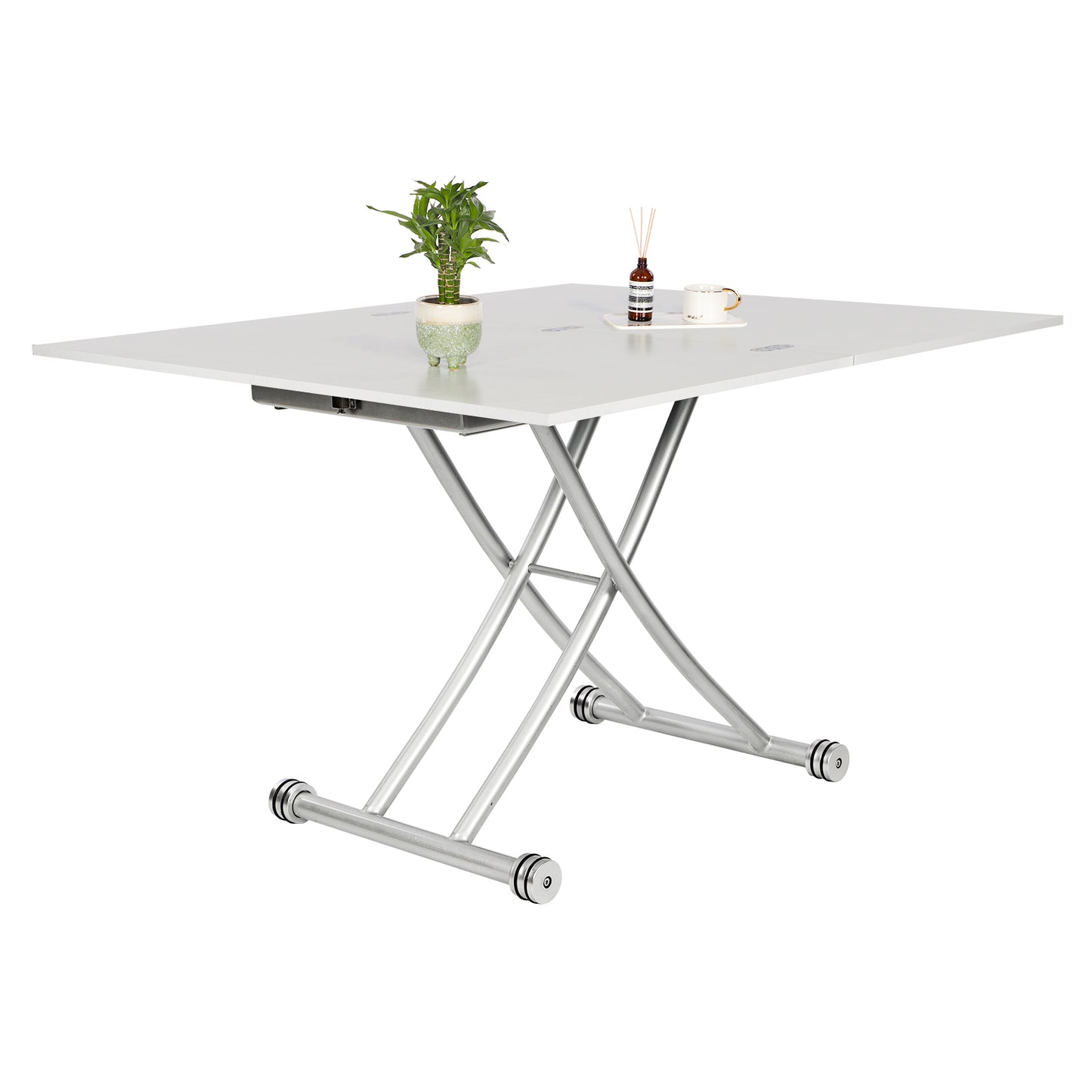 Modern Top Lifting Coffee Table to Adjustable Dining Table