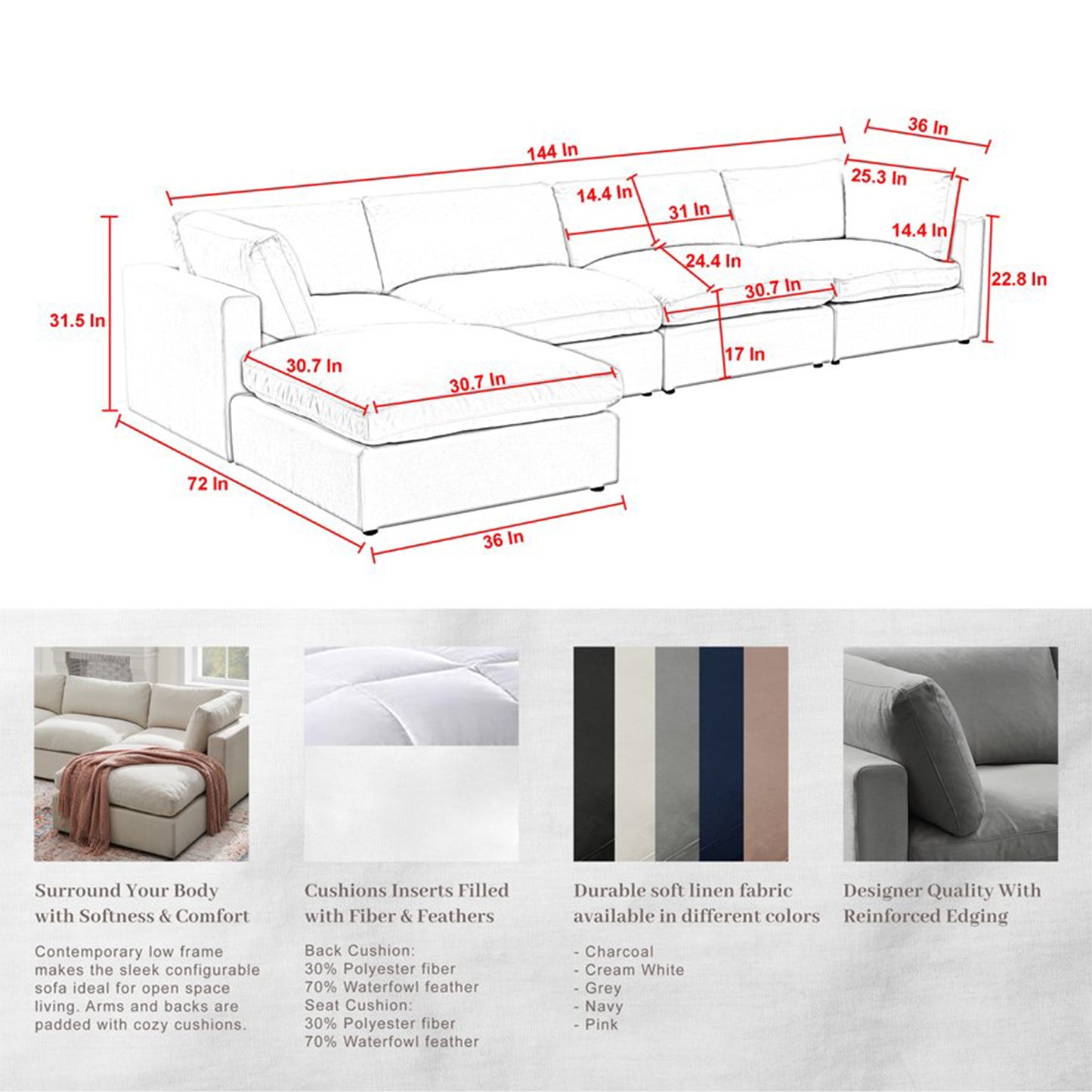 Living room Modular Sofa