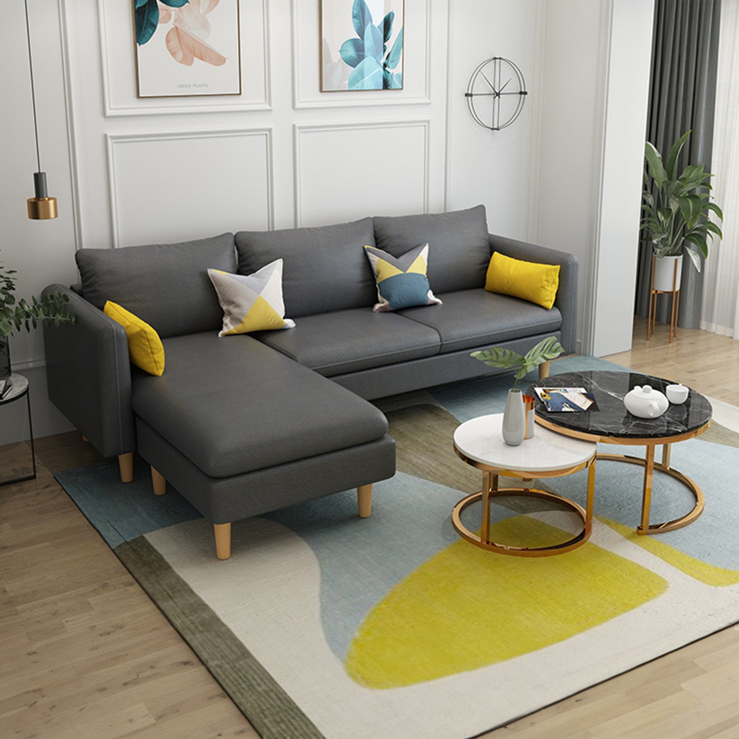 Modern Apartment living room sofa set